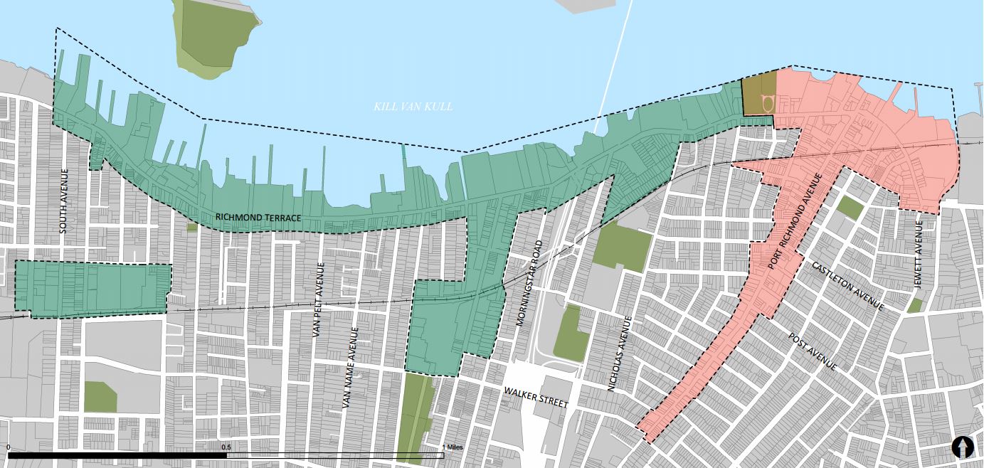 Map of Port Richmond Waterfront